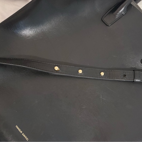 Black  - Mansur Gavriel North South tote - Picture 5 of 11